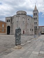 Rundkirche des Hl. Donatus am Rand des alten Forums in Zadar