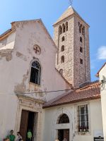 der Andreaskirchturm, der zweite markante Turm der Raber Altstadt