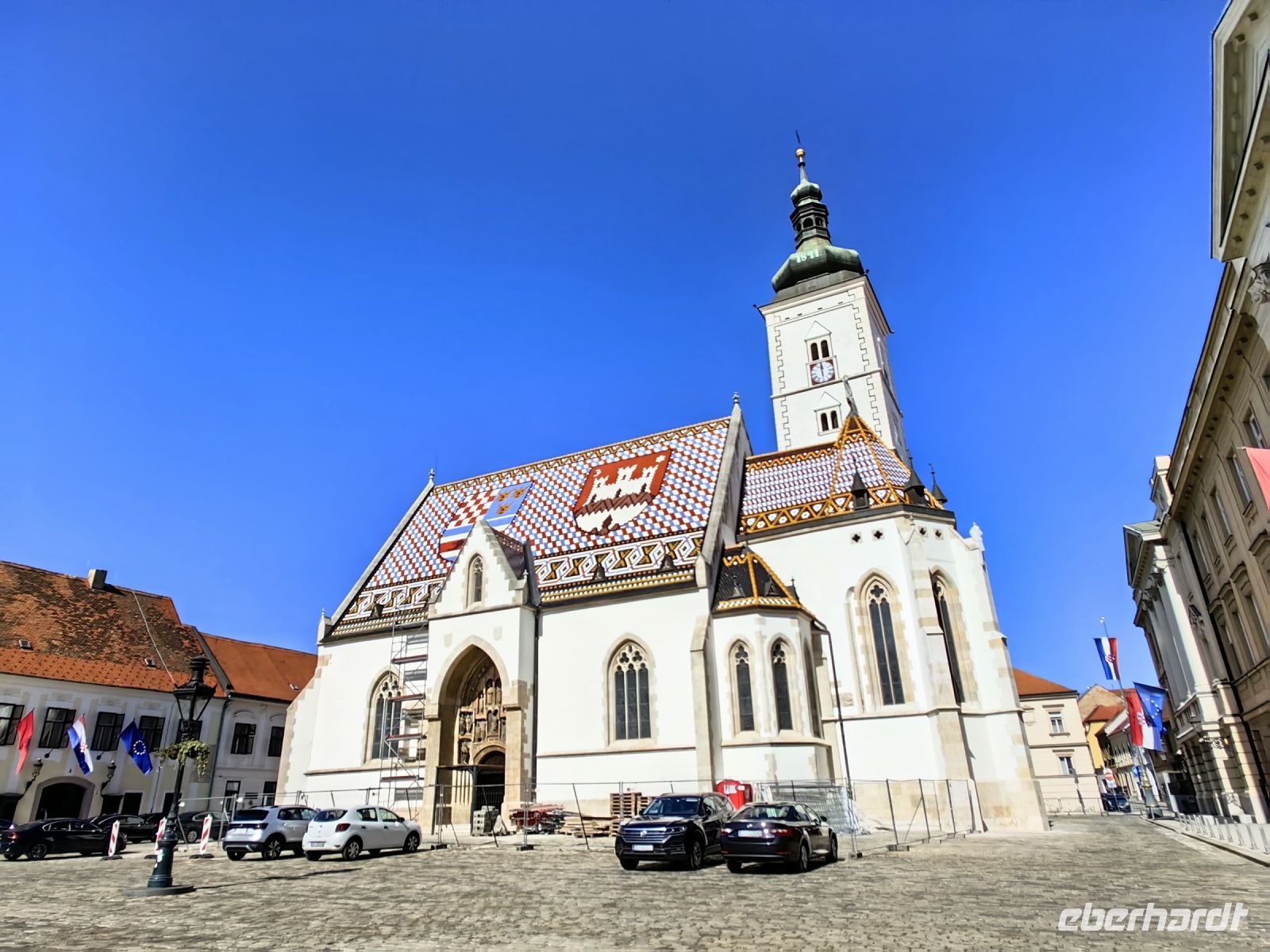 Die Sankt Markus Kirche in Zagreb