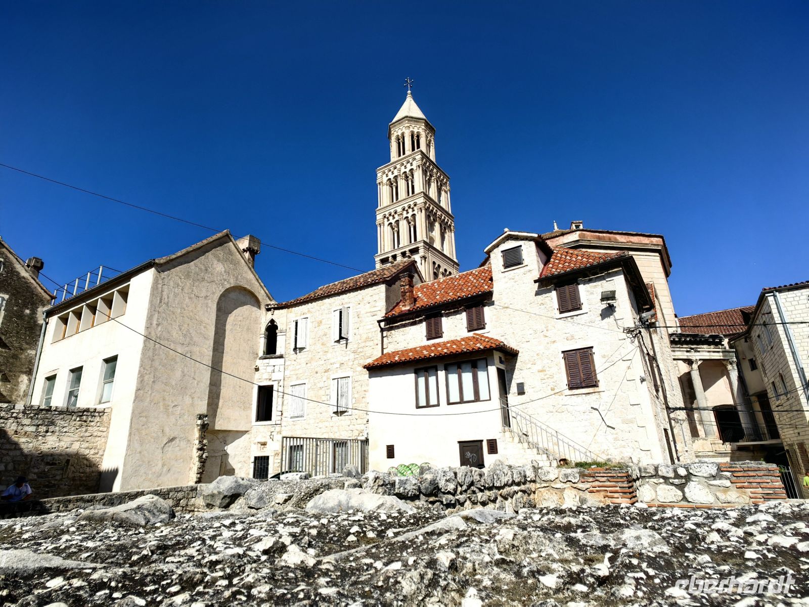 Blick auf die Kathedrale von Split