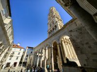 Blick auf die Kathedrale von Split