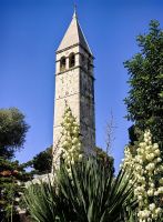 Bei der Statue des Bischofs Grgur Ninski in Split