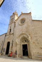 An der San Marco Kirche in Korcula