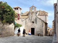 Kirche Aller Heiligen in Korcula neben dem Marco Polo Geburtshaus