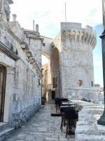 Die alten Stadtmauern von Korcula