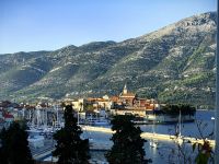 Blick auf die Altstadt von Korcula