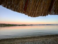 Die Sonne geht in Sibenik unter