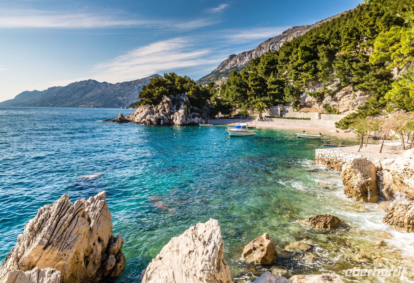 Die Makarska Riviera ist der schönste Küstenabschnitt in Kroatien