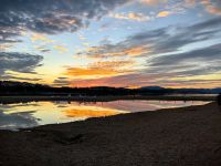 Morgenrot in Sibenik