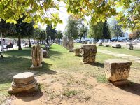 Reste der römischen Handelsstraße in Zadar