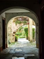 Ein Hinterhof in Zadar