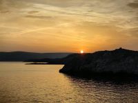 Wie auf einem Kreuzfahrtschiff ist unsere Fährüberfahrt nach Rab