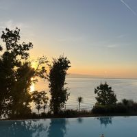 Sonnenaufgang von Hotelzimmer 