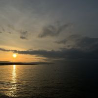  Erster Sonnenuntergang auf der Insel KRK