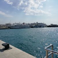 Der Fährhafen von Split