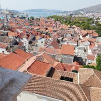 Blick vom Kirchturm auf Trogir