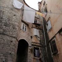 Wäschetrocknen in Trogir