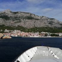 Die Hafeneinfahrt von Makarska