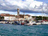 Blick auf die Stadt Krk