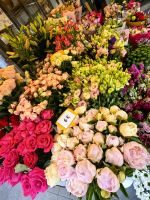 Auf dem Blumenmarkt in Zagreb