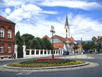 Vor der Kathedrale von Zagreb