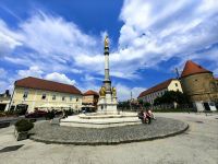 Am Brunnen der Heiligen Jungfrau Maria in Zagreb