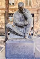 Tag 2 - Statue von Nicola Tessla, Zagreb 