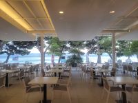 Terrasse des Hotel Alga/Tucepi/Kroatien