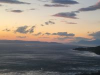 Bora Wind/Fahrt von Tucepi nach Omis/Kroatien