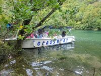 Bootsfahrt auf dem Cetina-Fluss/Kroatien