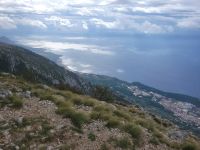 Blick vom Aussichtspunkt Vosac/Biokovo Naturpark/Kroatien