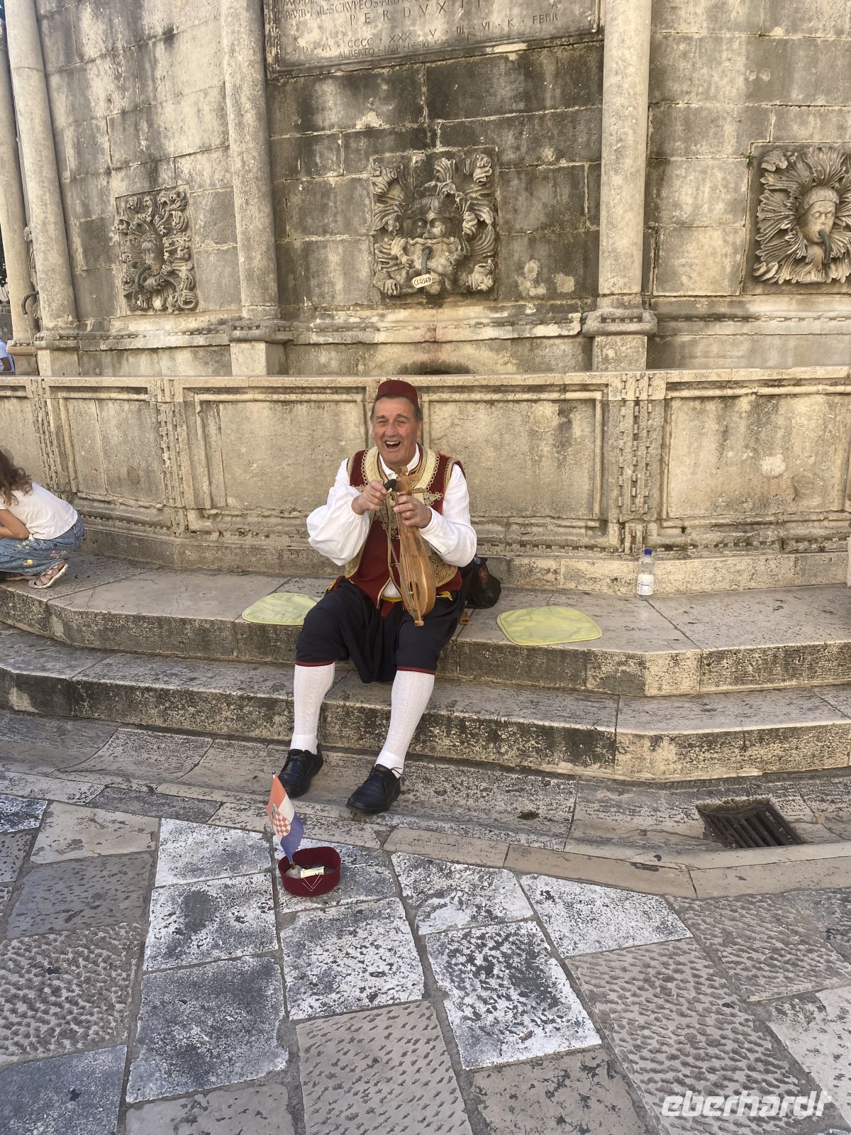 Straßenmusiker in Dubrovnik