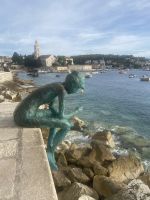 Statue Little Fisherman an der Promenade von Hvar