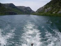 Bootsfahrt im NTP Krka