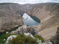 Blick in den Zrmanja Fluss