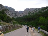 auf Wanderung im NTP Paklenica