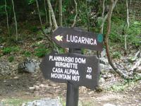 Wegweisung im NTP Paklenica