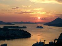 Sonnenuntergang in Dubrovnik