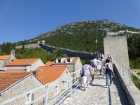 Ston - Aufstieg auf die Mauer