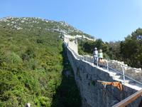 Ston - Stadtmauer Richtung Mali Ston