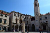 133 Dubrovnik_Glockenturm und Sponza Palast