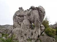 Elefant in Stein am Mali Alan