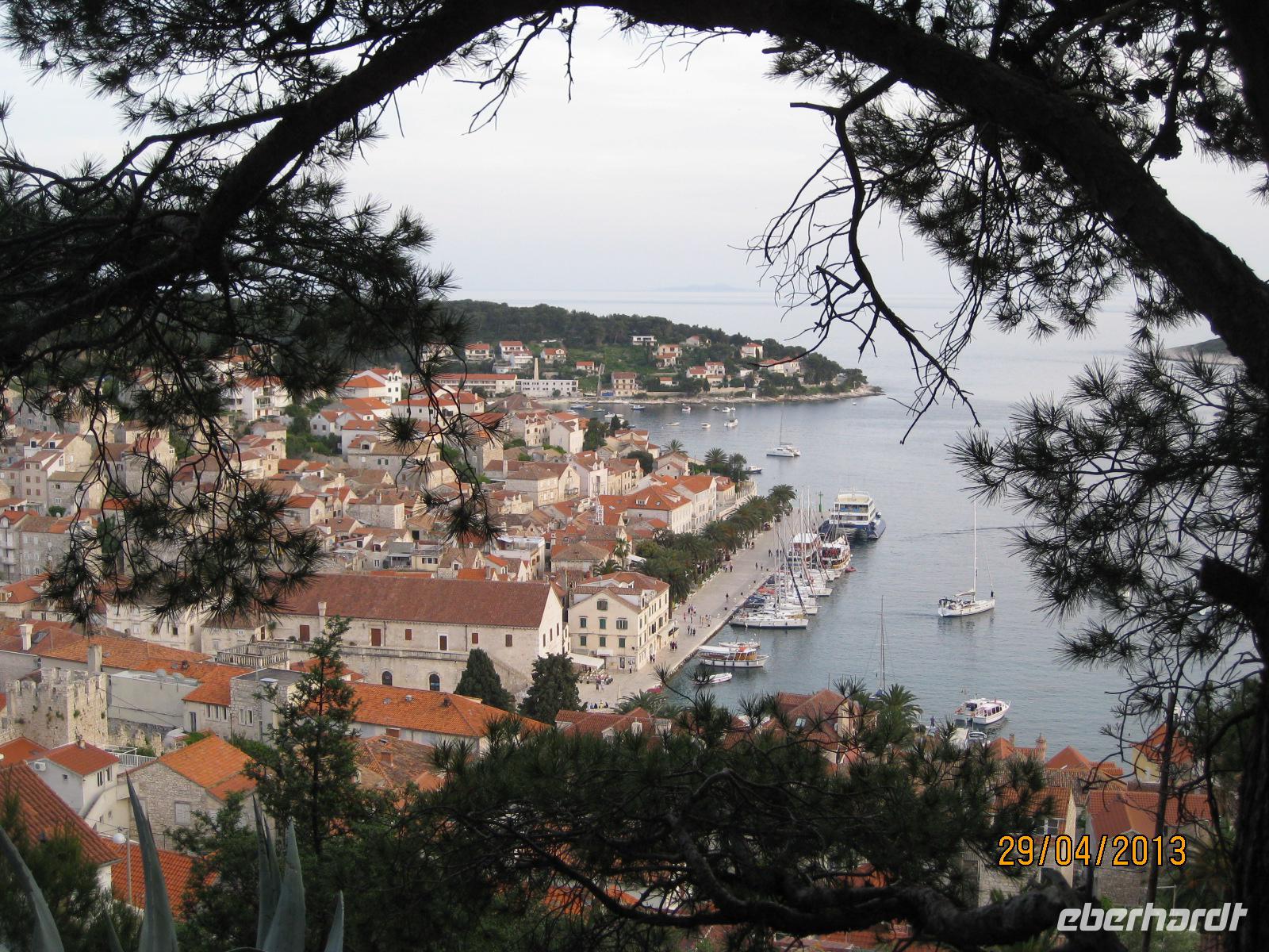 IMG_3140 Der Aufstieg hat sich wahrlich gelohnt - Ein wunderschöner Blick auf Hvar