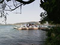 Bootsausflug im NTP Krka Wasserfälle-Insel Visovac