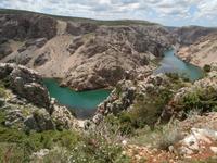 Blick in den Zrmanja-Fluss