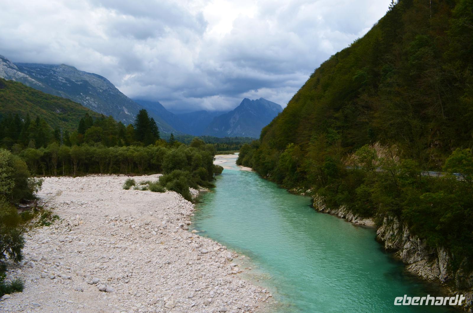 215 Soca-Tal, unterhalb von Bovec