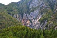 216 Soca-Tal, Blick zum Boka-Wasserfall