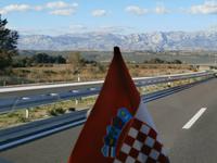 Anfahrt nach Starigrad Paklenica mit Velebit