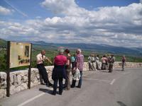 Rast oberhalb von Drnis