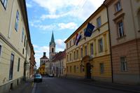 035 Zagreb, Rathaus, Griech.-Kath. Kirche und Stadtturm